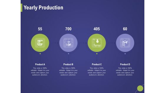 Firm Capability Assessment Yearly Production Ppt Infographics Graphics Example PDF