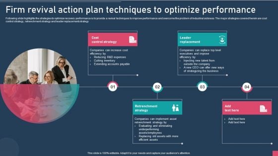 Firm Revival Action Plan Techniques To Optimize Performance Pictures PDF Firm Revival Action Plan Techniques To Optimize Performance Pictures PDF