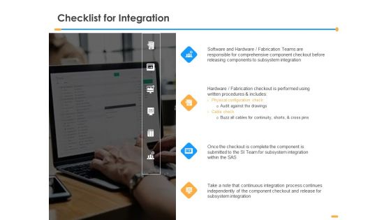 Firm Structure Unification Process Checklist For Integration Ppt File Vector PDF