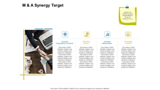 Firm Working Together M And A Synergy Target Ppt Outline Clipart PDF Firm Working Together M And A Synergy Target Ppt Outline Clipart PDF