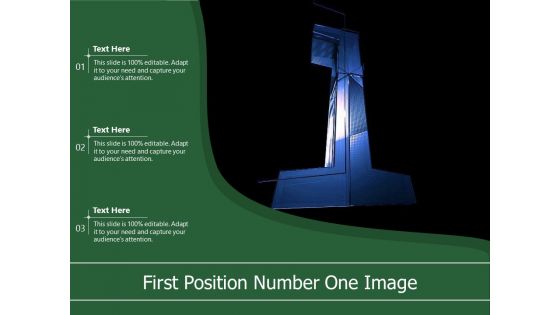 First Position Number One Image Ppt PowerPoint Presentation Summary Layout Ideas PDF