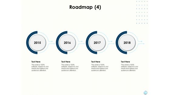 Fiscal Management Roadmap 2015 To 2018 Ppt Infographic Template Smartart PDF