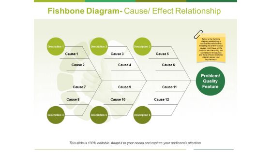 Fishbone Diagram Cause Effect Relationship Ppt PowerPoint Presentation Professional Background Designs