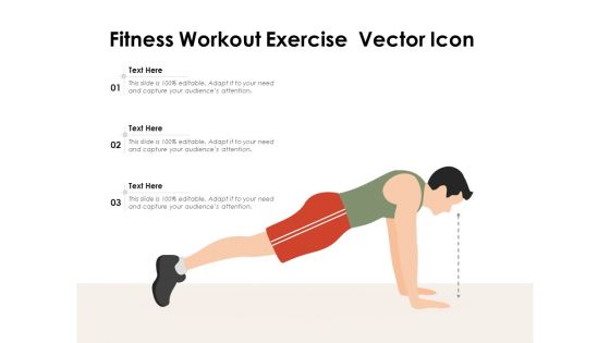 Fitness Workout Exercise Vector Icon Ppt PowerPoint Presentation File Example PDF
