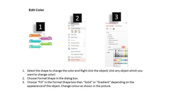 Five Arrows Diagram With Icons Powerpoint Templates