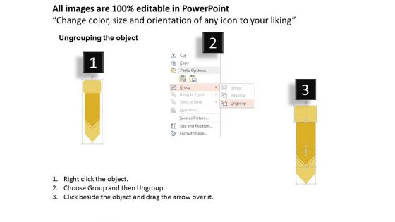 Five Arrows Tags With Icons Powerpoint Templates