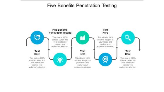 Five Benefits Penetration Testing Ppt PowerPoint Presentation Outline Introduction Cpb