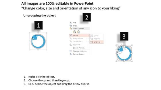 Five Circle Steps With Arrow And Icons Powerpoint Template