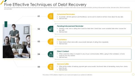 Five Effective Techniques Of Debt Recovery Microsoft PDF