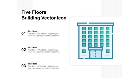 Five Floors Building Vector Icon Ppt PowerPoint Presentation Slides Gallery PDF