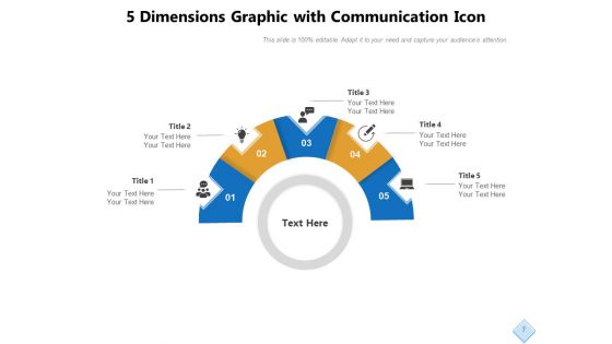 Five Key Dimensions PowerPoint Formation Gears Bulb Icon Clock Icon Ppt PowerPoint Presentation Complete Deck