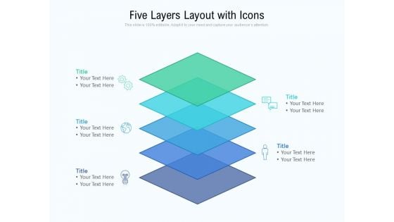 Five Layers Layout With Icons Ppt PowerPoint Presentation File Templates