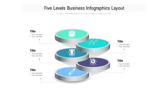 Five Levels Business Infographics Layout Ppt PowerPoint Presentation Outline Summary