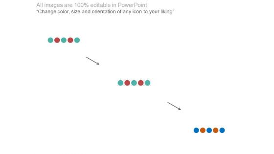 Five Linear Circle With Icons Powerpoint Template