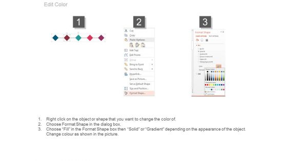 Five Linear Steps With Financial Icons Powerpoint Slides