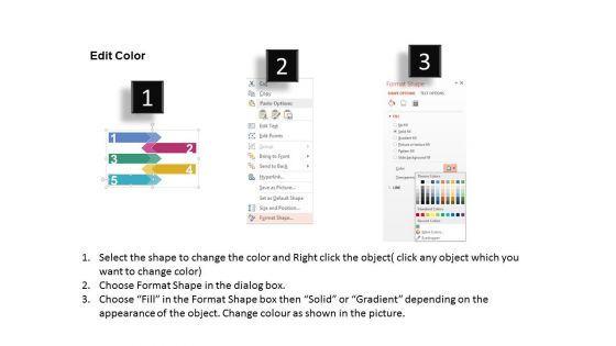 Five Numeric Tags And Icons Powerpoint Template