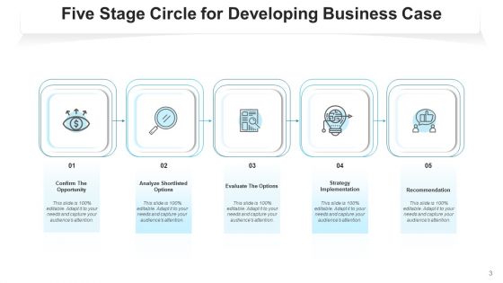 Five Phases Loop Developing Strategy Ppt PowerPoint Presentation Complete Deck With Slides