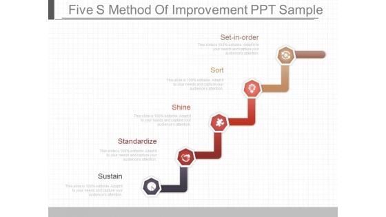Five S Method Of Improvement Ppt Sample Five S Method Of Improvement Ppt Sample