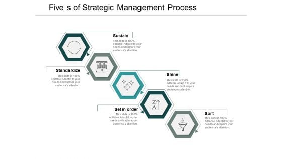 Five S Of Strategic Management Process Ppt PowerPoint Presentation Professional Model