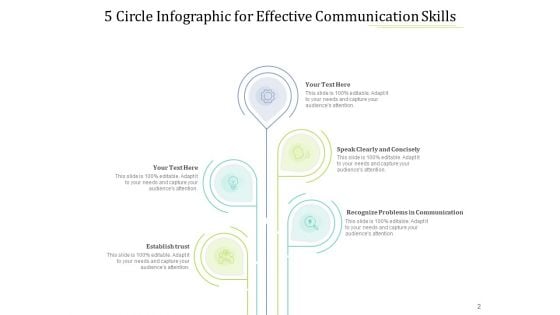 Five Stage Circular Infographic Communication Developmental Price Ppt PowerPoint Presentation Complete Deck