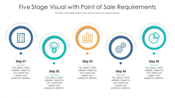 Five Stage Visual With Point Of Sale Requirements Ppt PowerPoint Presentation File Objects PDF Five Stage Visual With Point Of Sale Requirements Ppt PowerPoint Presentation File Objects PDF