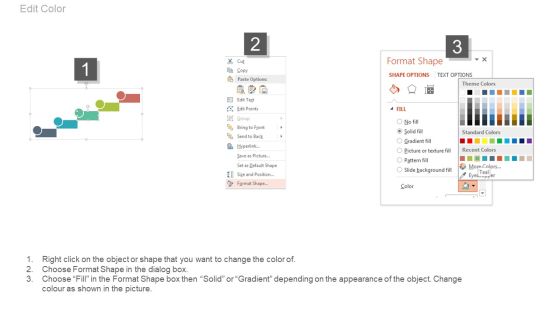 Five Staged Sequential Tags Timeline Powerpoint Slides Slide02