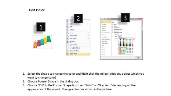 Five Staged Stair Diagram With Business Icons Powerpoint Templates