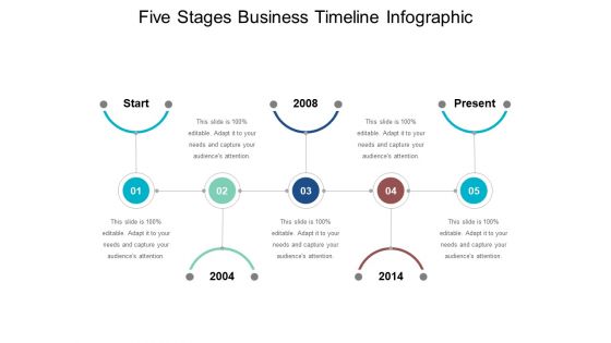 Five Stages Business Timeline Infographic Ppt PowerPoint Presentation Icon Clipart Images