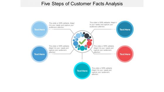 Five Steps Of Customer Facts Analysis Ppt PowerPoint Presentation Summary Styles PDF