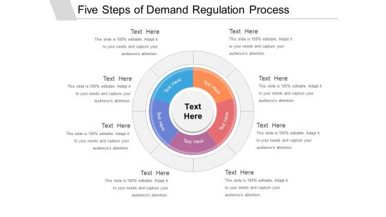 Five Steps Of Demand Regulation Process Ppt PowerPoint Presentation Gallery Example PDF