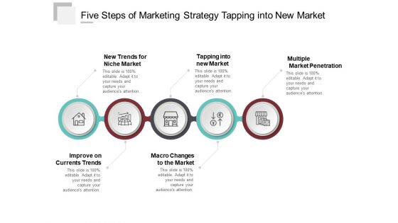 Five Steps Of Marketing Strategy Tapping Into New Market Ppt Powerpoint Presentation Pictures Model Five Steps Of Marketing Strategy Tapping Into New Market Ppt Powerpoint Presentation Pictures Model
