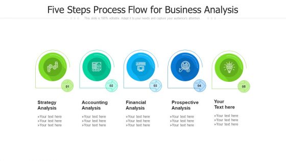 Five Steps Process Flow For Business Analysis Ppt PowerPoint Presentation Gallery Grid PDF Five Steps Process Flow For Business Analysis Ppt PowerPoint Presentation Gallery Grid PDF