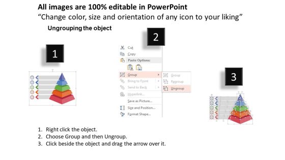 Five Steps Pyramid Infographics Powerpoint Template Slide02
