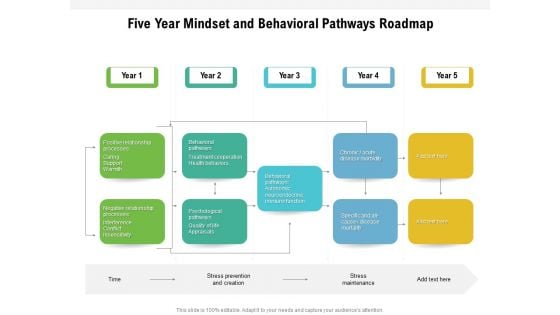 Five Year Mindset And Behavioral Pathways Roadmap Demonstration