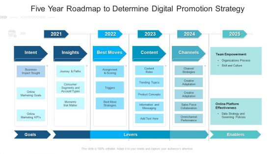 Five Year Roadmap To Determine Digital Promotion Strategy Microsoft