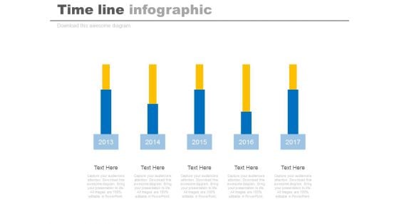 Five Years Planning Timeline Chart Powerpoint Slides Five Years Planning Timeline Chart Powerpoint Slides