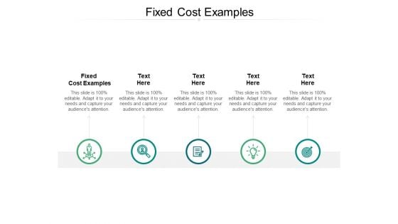 Fixed Cost Examples Ppt PowerPoint Presentation Gallery Inspiration Cpb