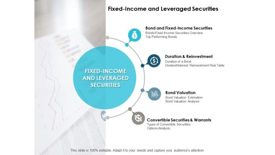 Fixed Income And Leveraged Securities Ppt PowerPoint Presentation Professional Inspiration