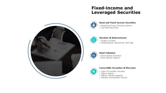 Fixed Income And Leveraged Securities Ppt PowerPoint Presentation Slides Mockup