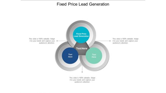 Fixed Price Lead Generation Ppt PowerPoint Presentation Professional Diagrams Cpb