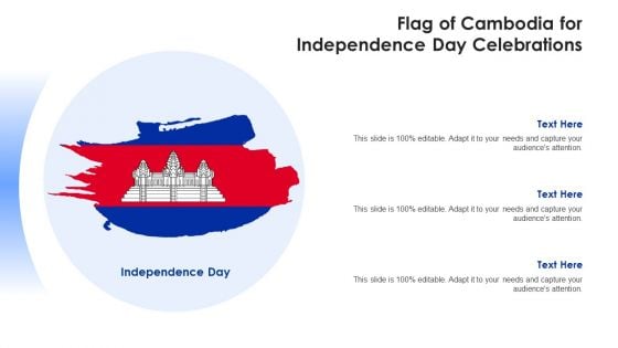 Flag Of Cambodia For Independence Day Celebrations Professional PDF