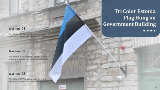 Flag Of Estonia Historical Design Ppt PowerPoint Presentation Complete Deck With Slides