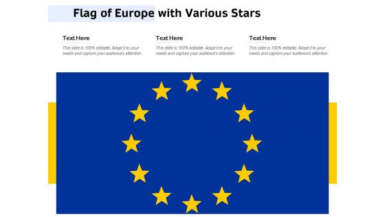 Flag Of Europe With Various Stars Ppt PowerPoint Presentation Icon Ideas PDF