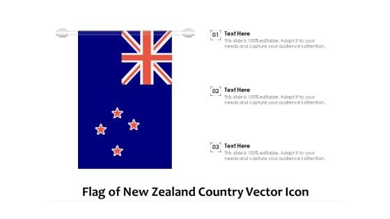 Flag Of New Zealand Country Vector Icon Ppt PowerPoint Presentation Icon Infographics PDF