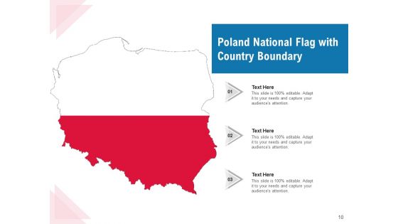 Flag Of Poland Circular Form National Flag Ppt PowerPoint Presentation Complete Deck