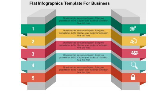 Flat Infographics Template For Business Powerpoint Templates