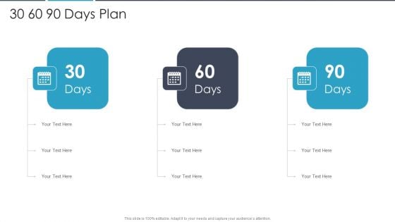 Flexbile Workspace 30 60 90 Days Plan Template PDF