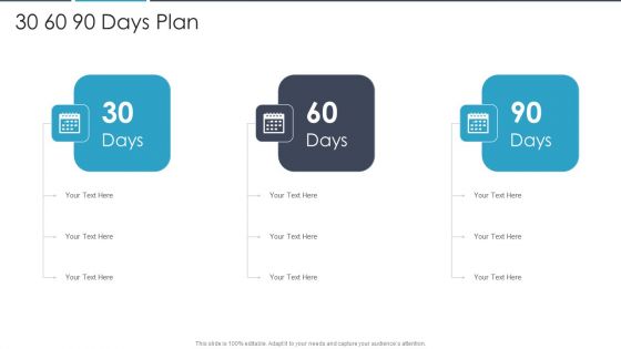 Flexbile Workspace 30 60 90 Days Plan Template PDF