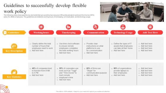 Flexible Working Policies And Guidelines Guidelines To Successfully Develop Flexible Work Policy Themes PDF