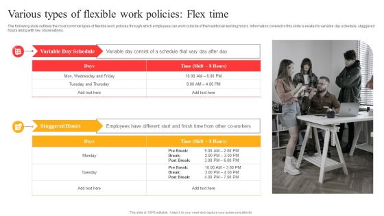 Flexible Working Policies And Guidelines Various Types Of Flexible Work Policies Flex Time Professional PDF